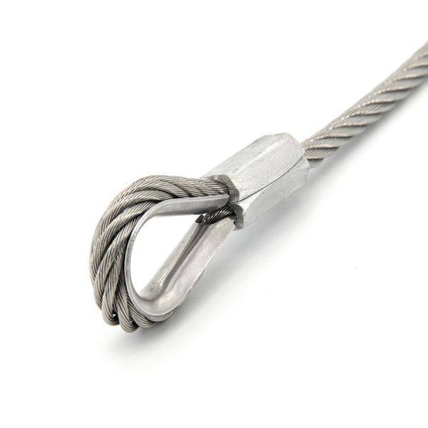 Quality AISI 1x7 Stainless Steel Wire Rope 0.3mm With Exceptional Flexibility 316 Ss Wire Rope wholesale