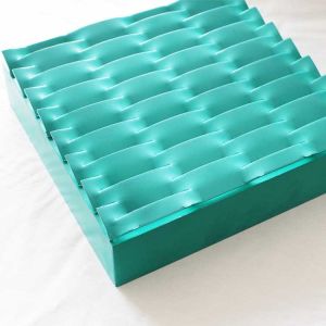 Framed A6063 Anode Anodizing Expanded Aluminum Mesh For Building Cladding Facade