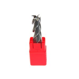 No Coating Carbide End Mill Bits Aluminum Milling High Speed Three Blade