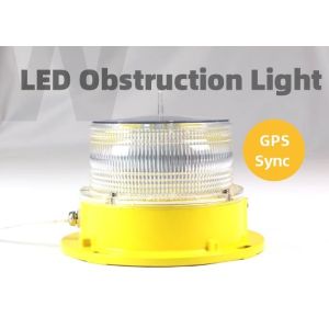 GPS Synchronization LED Obstruction Light OL200 IP68 ALC Control