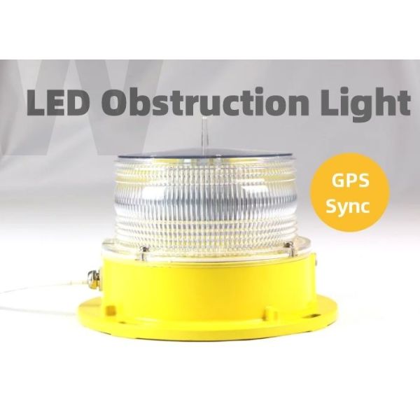 Quality GPS Synchronization LED Obstruction Light OL200 IP68 ALC Control wholesale