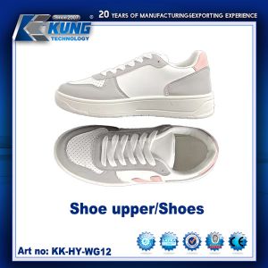 Non Slip Children Safety Shoes Upper With Customized Logo Printing