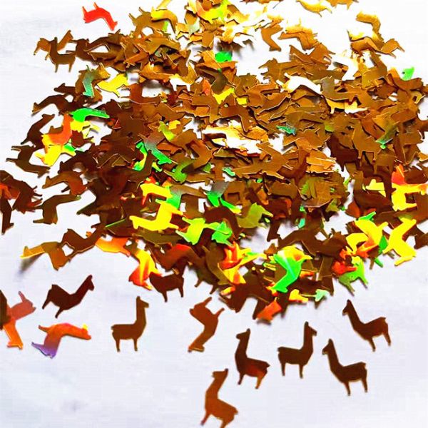 Llama Shape Glitter Camel and Donkey Shapes Must-Have for Thanksgiving Nail