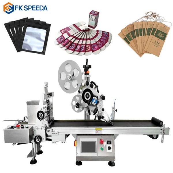 Advanced Automatic Cosmetic Labeling Machine for Plastic Round and Flat Bottles