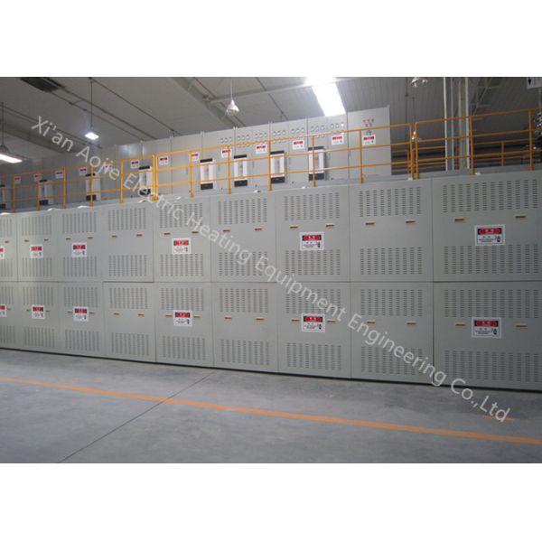 Intelligent Thermostat Furnace Brazing Equipment , Mesh Belt Brazing Muffle