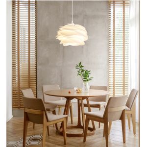 Danish Designer White Rose Chandelier For Bedroom Living Room Hudgins Designer