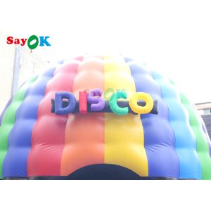 Tarpaulin Inflatable Air Tent With LED Light PVC Party Tent Advertising