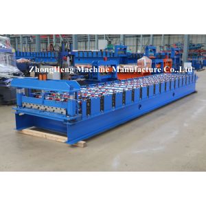 China 914 /1000/1200/1250 Kinds Of Roof Sheet Roll Forming Equipment For Wearhourse Builder on sale