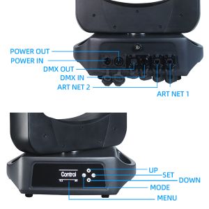 2025 New 200W Beam Moving Head LED Eight-color wheel Effect for Stage Lighting