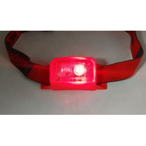 SMD COB LED Headlamp Silicone Headlamp Red 2xLED 45lm 6M 3AAA LED Light Source