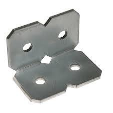 Aluminum Coating Hot Stamping Bending Small Angle Bracket for Custom Machine