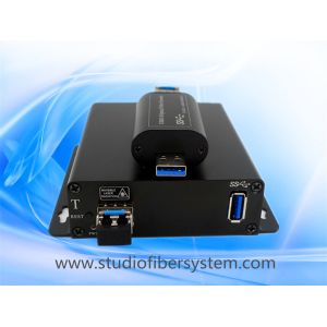 Leap Motion over fiber optic extender connected to remote Mac&PC in VR System