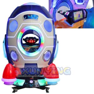 US PLUG Indoor Coin Operated Kiddie Ride MP5 Rocket Swing Car Game Machine for