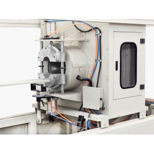 Automatic PVC Pipe Extrusion Line PLC Control Low Maintenance Cost Conical twin