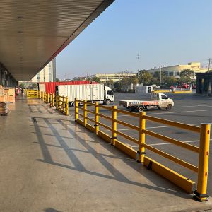 Warehouse platform Protector Anti-Collision Safety Barrier Guardrails Sliding