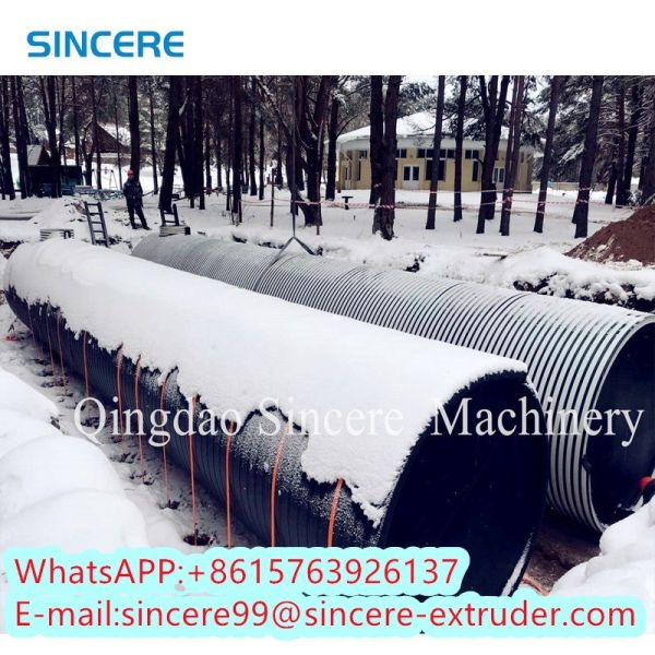 Structured Wall Polyethylene Pe Pipe Extrusion Line Equipment Spiral Winding PPR Pipe Extruder