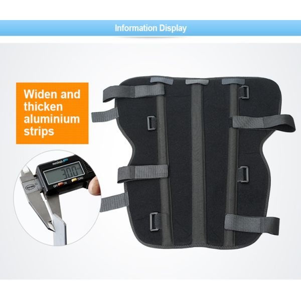 Black Orthopedic Physiotherapy Hinged Knee Support ROM Fixed Knee Brace for Injured Knee and Ligament