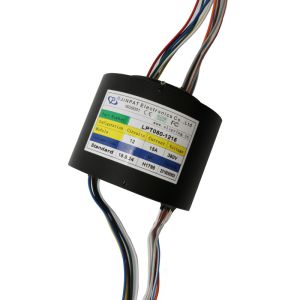 Through Hole Slip Ring 12 Circuit 15A 60% RH Below Via Diameter 50mm IP44