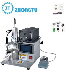 Cheap AC 220V/50Hz Power Supply Semi-Automatic Soldering Machine with Stable Solder Supply System and Precise Mechanical Control for sale