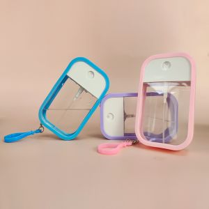 Portable 38ml 45ml 50ml Credit Card square Plastic Perfume Atomiser Fresh Breath