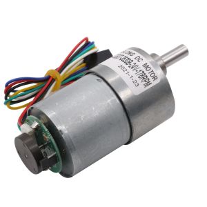 1600rpm geared electric motors JGB37 3530B DC Gear Motor With Encoder