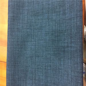 19181-014 Weft Suede Polyester Jacquard Linen Like Fabric for Home Textile