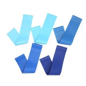 Blue Colors Latex Stretch postpartum recovery Resistance Exercise Bands 60×50×0