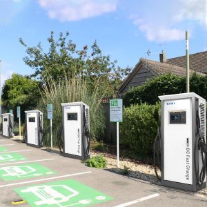 120KW OCPP 1.6J/1.5J Type2 CCS Chademo EV DC Charging Pile for Fast Charging