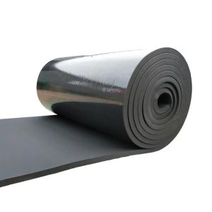 China Closed Cell Fireproof Flexible 1m NBR Nitrile Rubber Insulation Sheet on sale