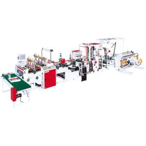 13kw 4000kg Handle Bag Making Machine LDPE HDPE Red White
