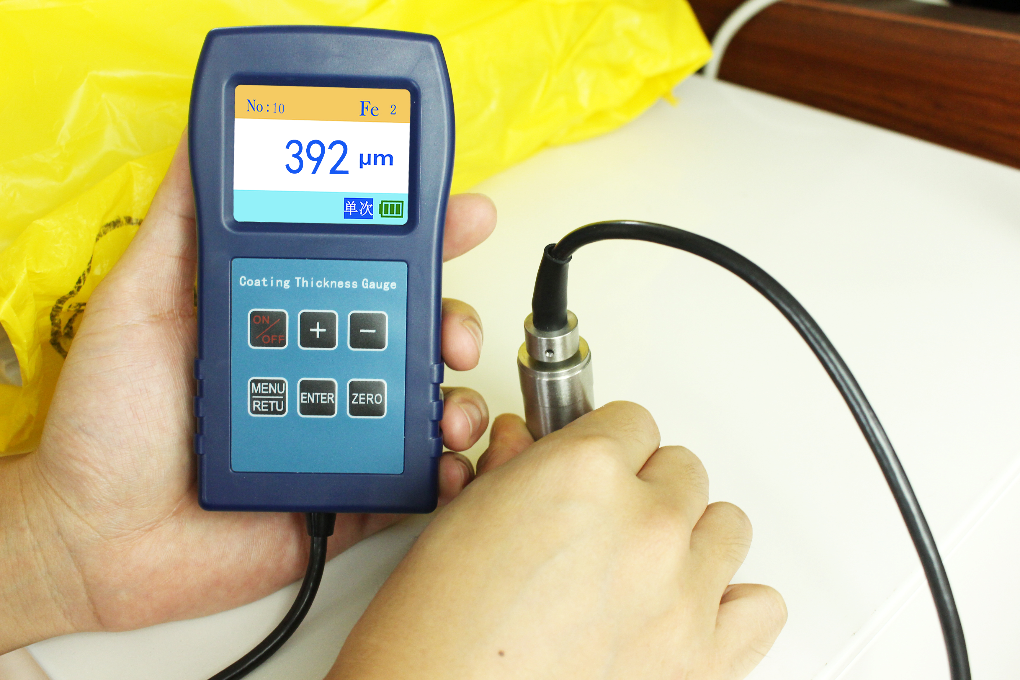 13mm Enamel Plastic Spraying Coatings Anti Corrosion Fireproof Coating Thickness Gauge TG-6008