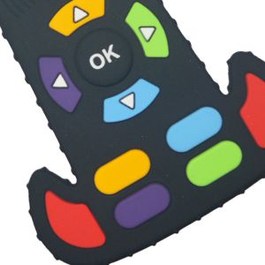 BPA Free Silicone Baby Teether TV Remote Control Shape Food Grade Soft Teething