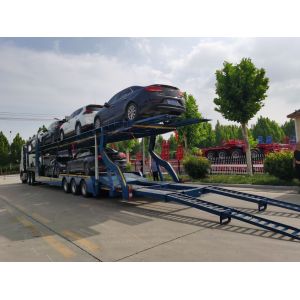 3 Axle Car Carrier Trailer Double Deck Semi Trailer for Car Transport from Fuwa