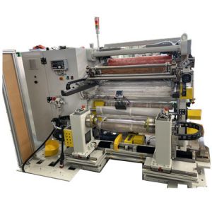 Automatic 120mm Slitting Rewinder Machine 50um Roll 380v
