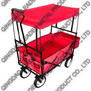 Folding Utility Wagon with Canopy & Back Bag - TC1011 TB