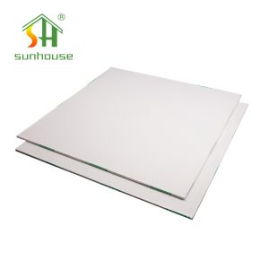 China 595x595mm PVC Gysum Ceiling Board 8mm Pvc False Ceiling Panel for Interior Ceiling Decoration on sale