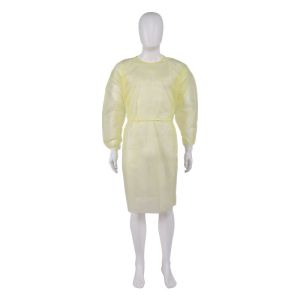 Disposable Isolation Gown 30-65g Non-woven surgical disposable isolation gown