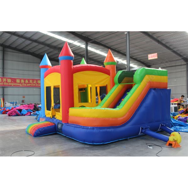 Age Range 8 to 13 Years Customized Color Inflatable Jumps Combo Bouncy Castle Bounce House
