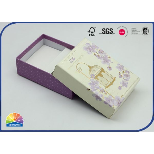 2PC Setup Paper Gift Box Gold Reflected Paper Box Present Storage