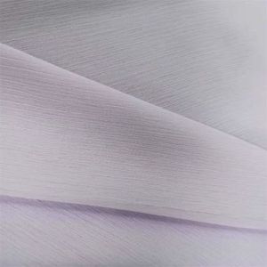Cheap Solid 75d Crinkle Georgette Fabric Polyester Chiffon Material for sale