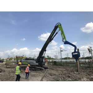 18m Sheet Pile Driving Machine Hammer Quick Converting Operation
