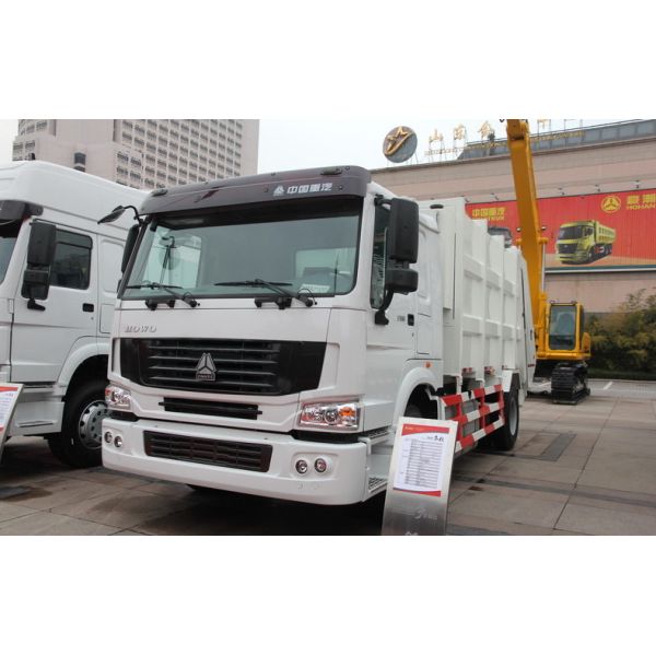 XZJ5100TCAQ4 China Push Discharging Rear Load White Color 4x2 8cbm Restaurant