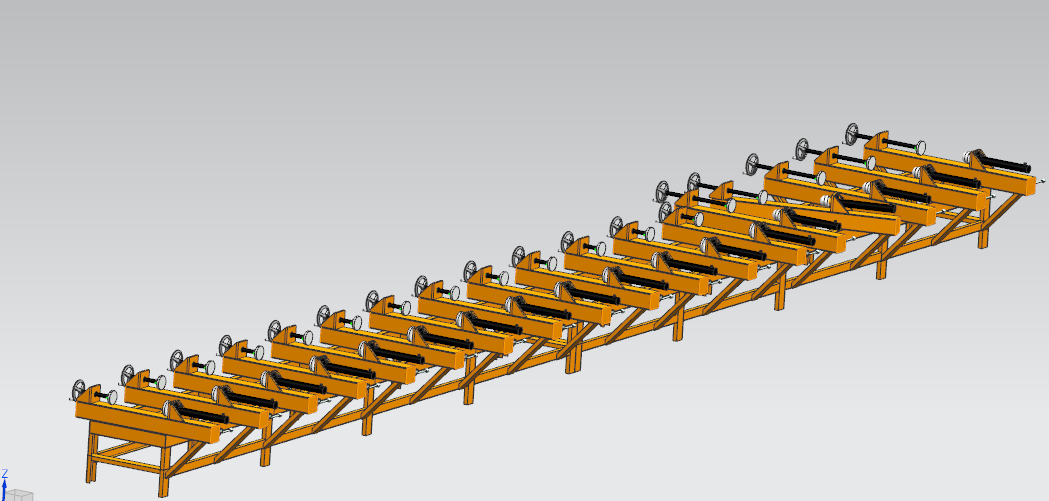 Trailer Beam Hydraulic Assembly Table