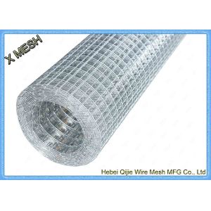 Square Mesh Welded Wire Panels , Weld Mesh Fence Panels 23 / 8 / 9 Gauge