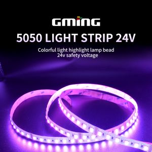 Low Voltage SMD 5050 RGB LED Strip 10m 60pcs/M Indoor / Outdoor