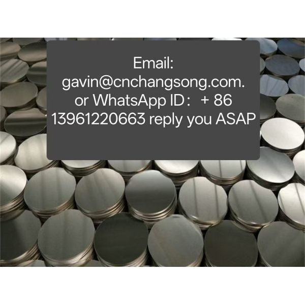 A3003 0.6mm-1250mm Aluminum Discs Circles Corrosion Resistant Easy To Process