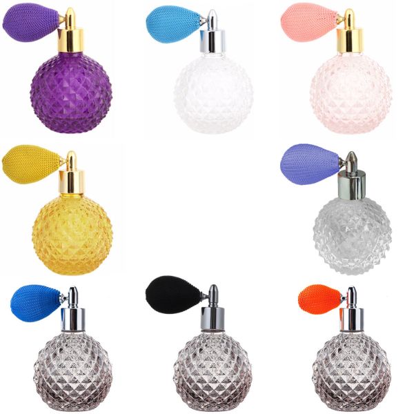 100ml Glass Cosmetic Containers Design Airbag Glass Perfume Spray Bottle