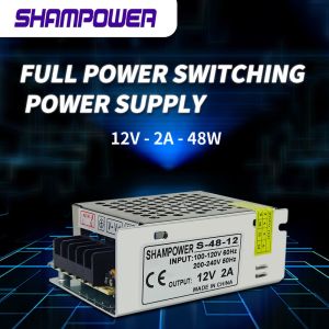 LED Driver DC 12V2A24W single output SMPS with DC12V24W full watt Iron Case for