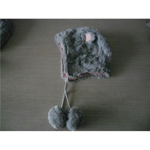 Quality kid's pv fleece cap wholesale