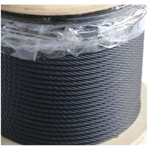 Cheap Black Steel Wire Rope for Theatre Rigging and Stage Performance with Non-Reflective Finish for sale